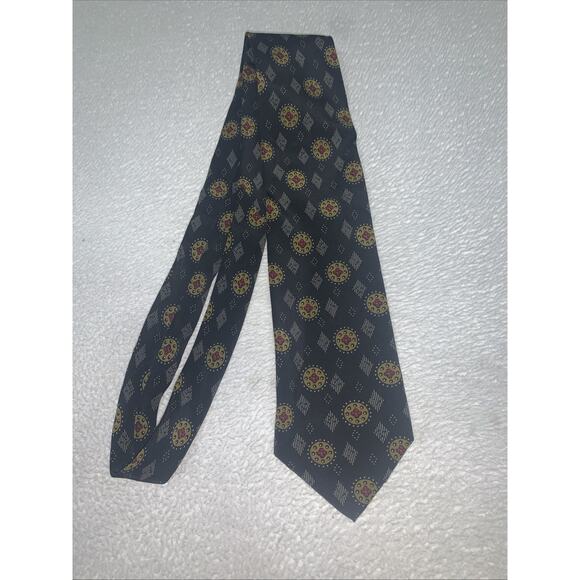 Emporio Armani Other - Emporio Armani‎ All Silk Tie Made In Italy Black Graphic